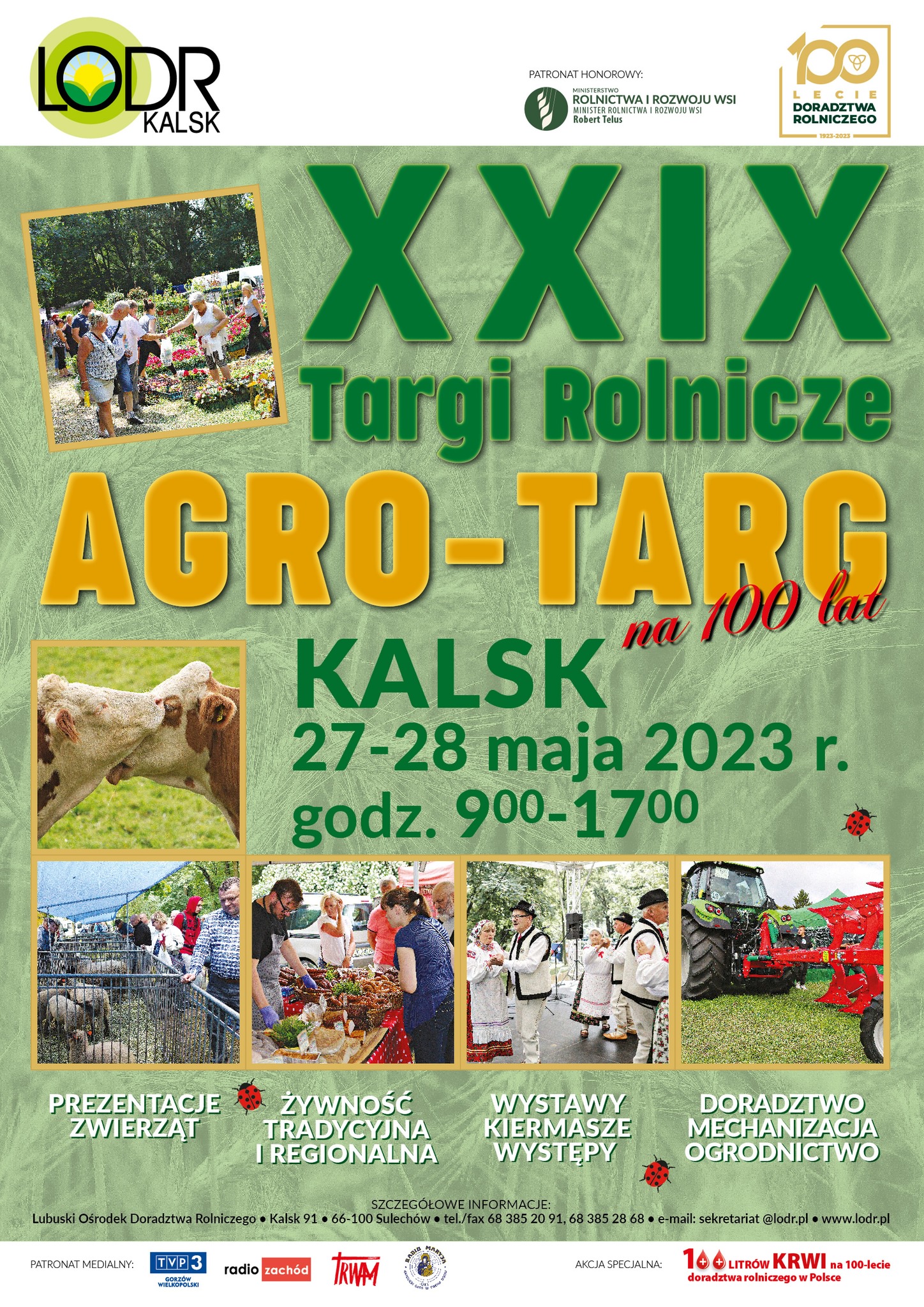 Ilustracja do informacji: Targi Rolnicze AGRO TARG w Kalsku 